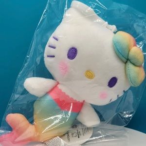 2018 Sanrio Loot Crate Exclusive Hello Kitty Mermaid 6” Plush w/Clip